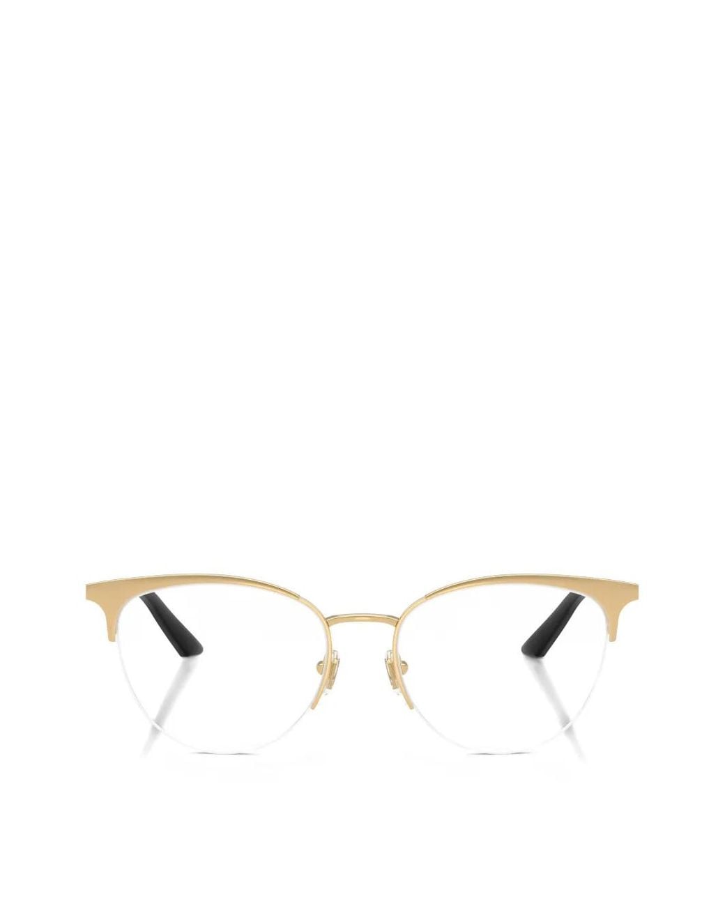 Versace Natural Klassische Halbrandbrille