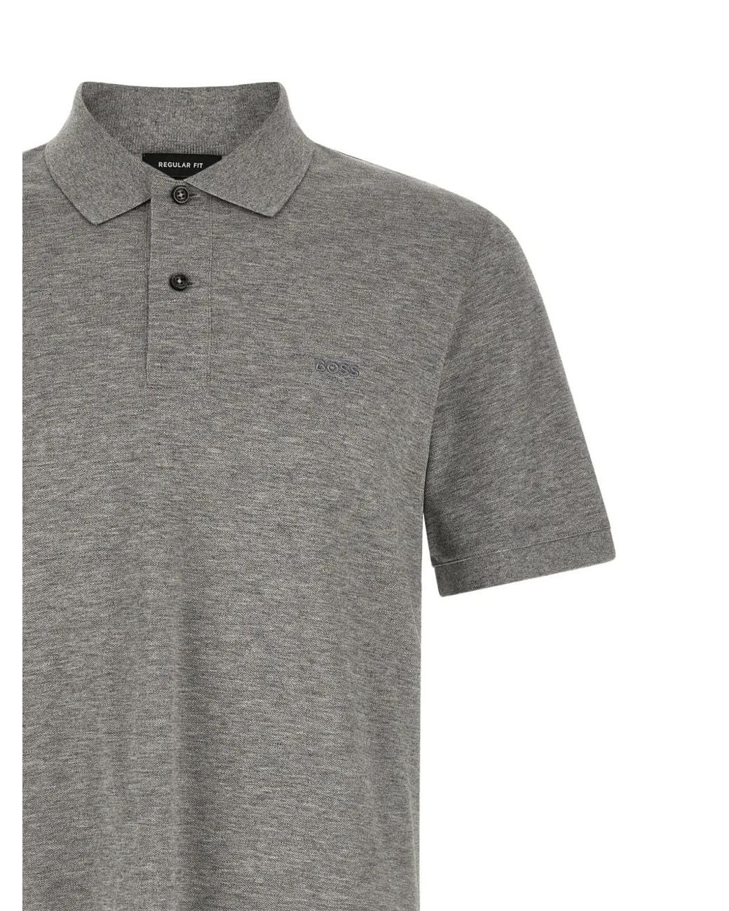 Boss Gray Pallas Polo Shirt for men