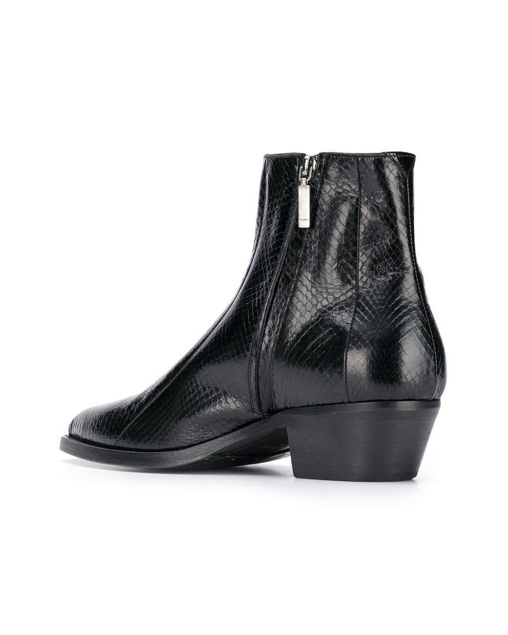 Saint Laurent Finn Boots in Black for Men | Lyst