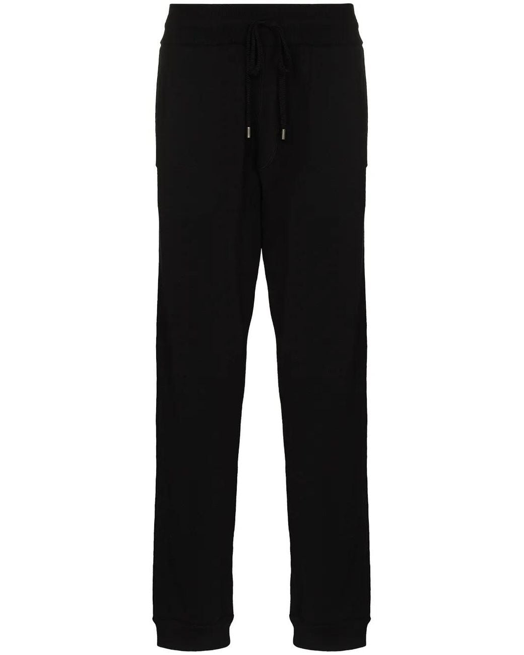 Ferragamo Black Straight-leg Track Pants for men