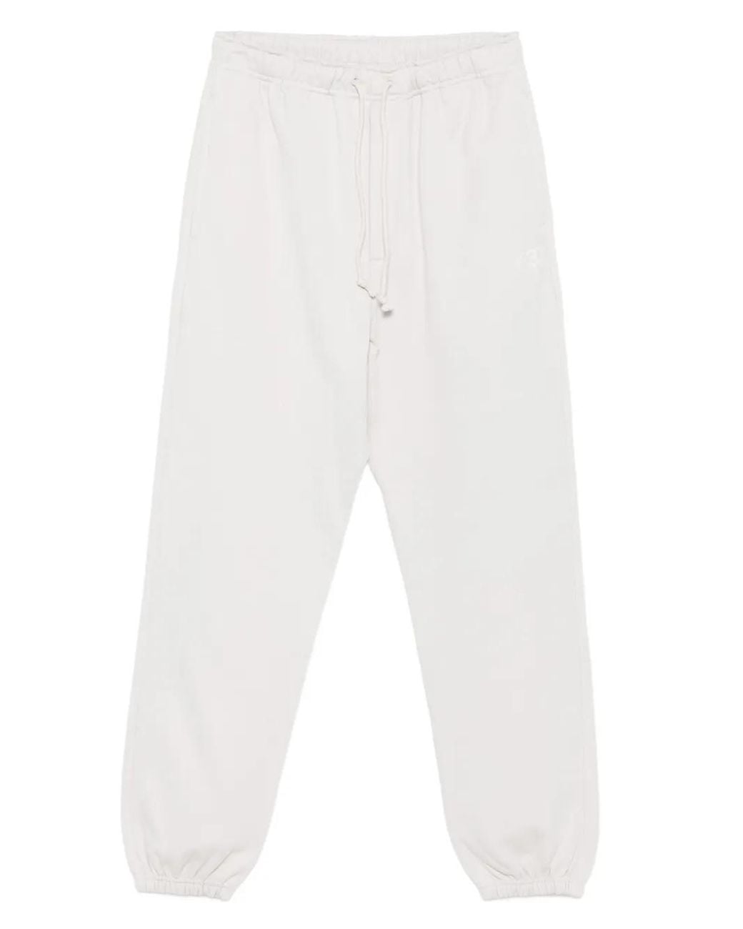 Pantalones Con Bajos Elásticos Y Cordones Y-3 de color White