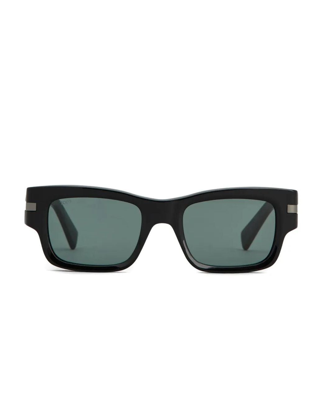 Tod's Sonnenbrille Mit Eckigem Gestell in Green für Herren