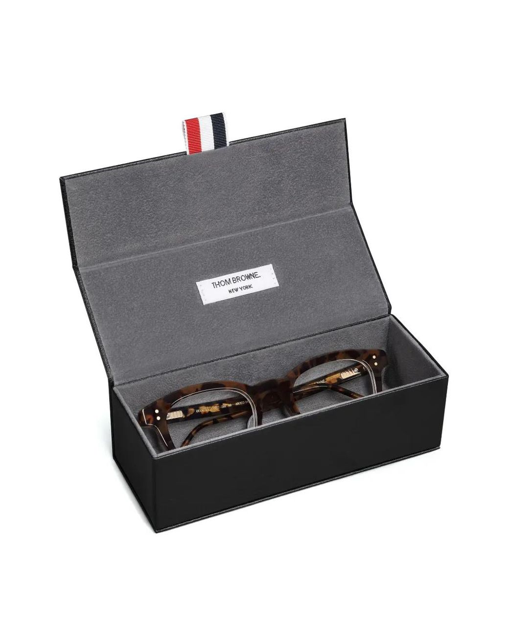 Thom Browne Black Sonnenbrille Mit Eckigem Gestell