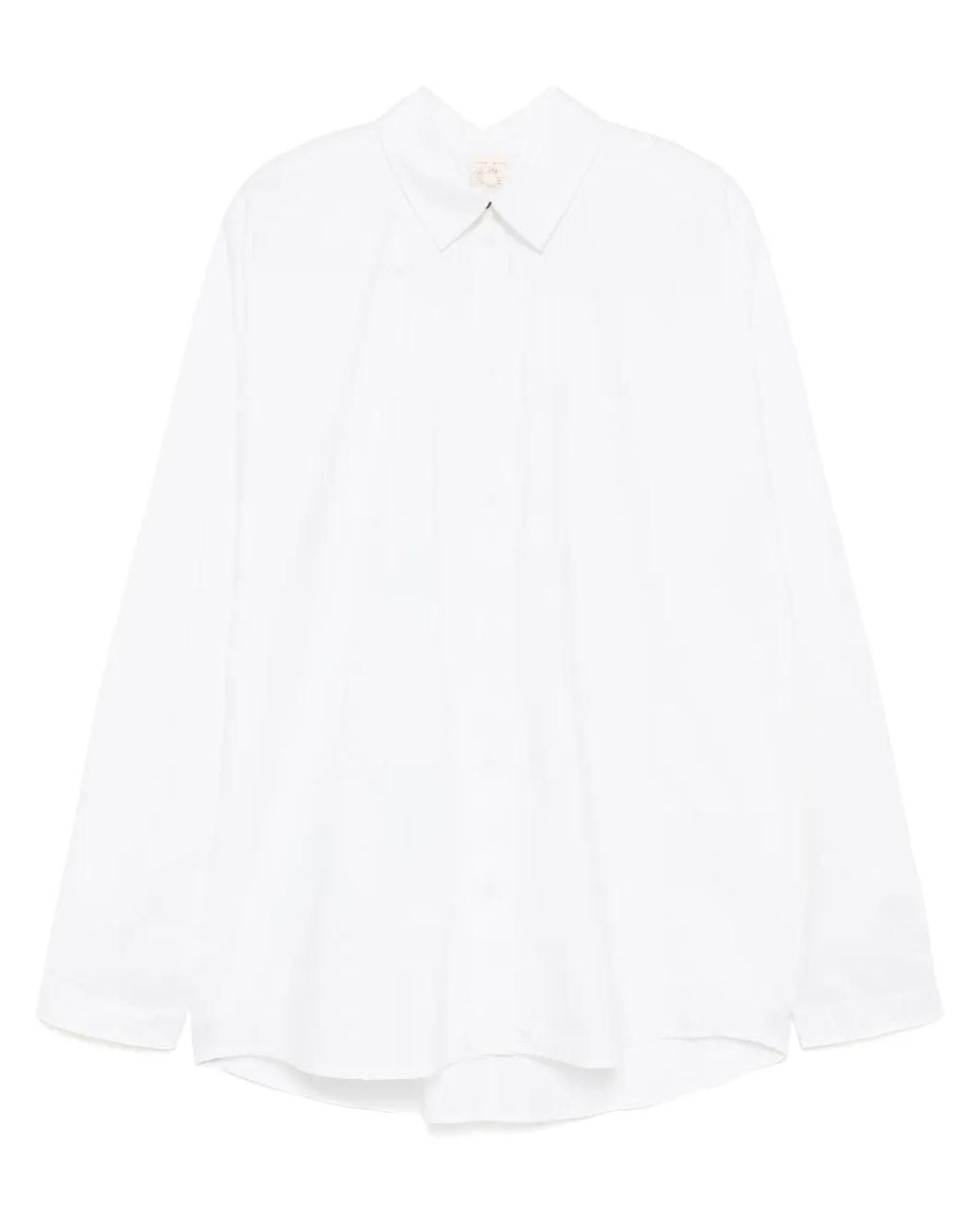 Jan Jan Van Essche White Poplin Shirt for men