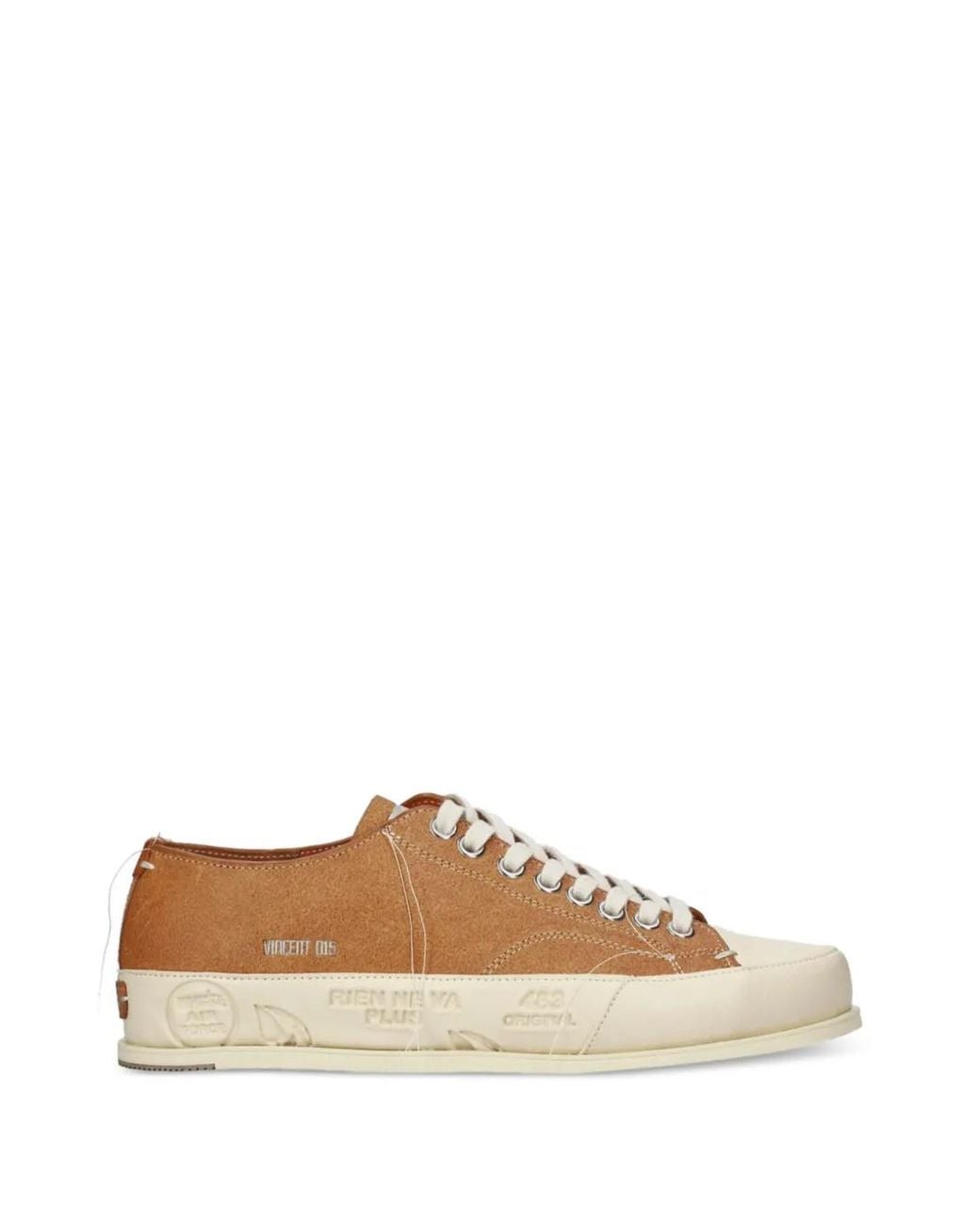 Premiata White Baskets À Coutures Contrastantes for men