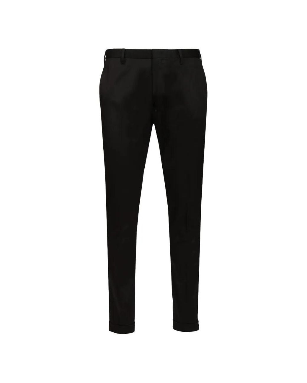 Paul Smith Black Slim-Fit Stretch-Cotton Chinos for men