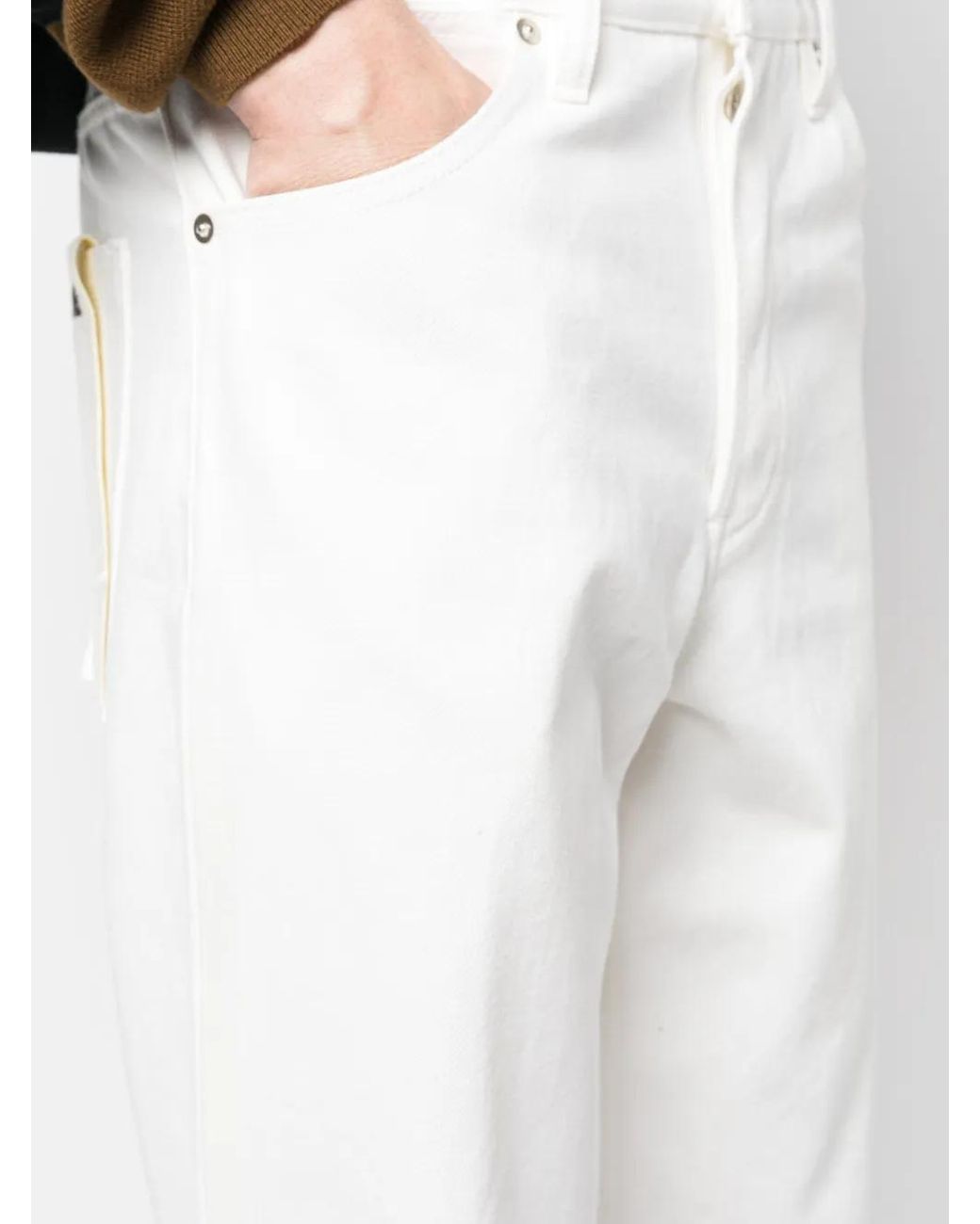 Jil Sander White Straight-leg Jeans for men