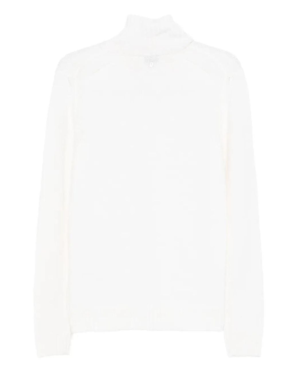 Dondup White Turtleneck Wool Sweater for men