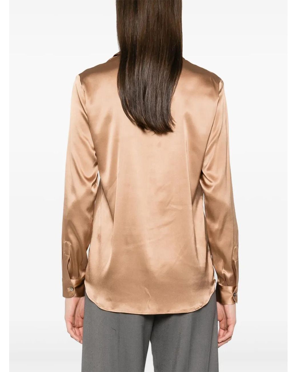 Blanca Vita Natural Satin Shirt