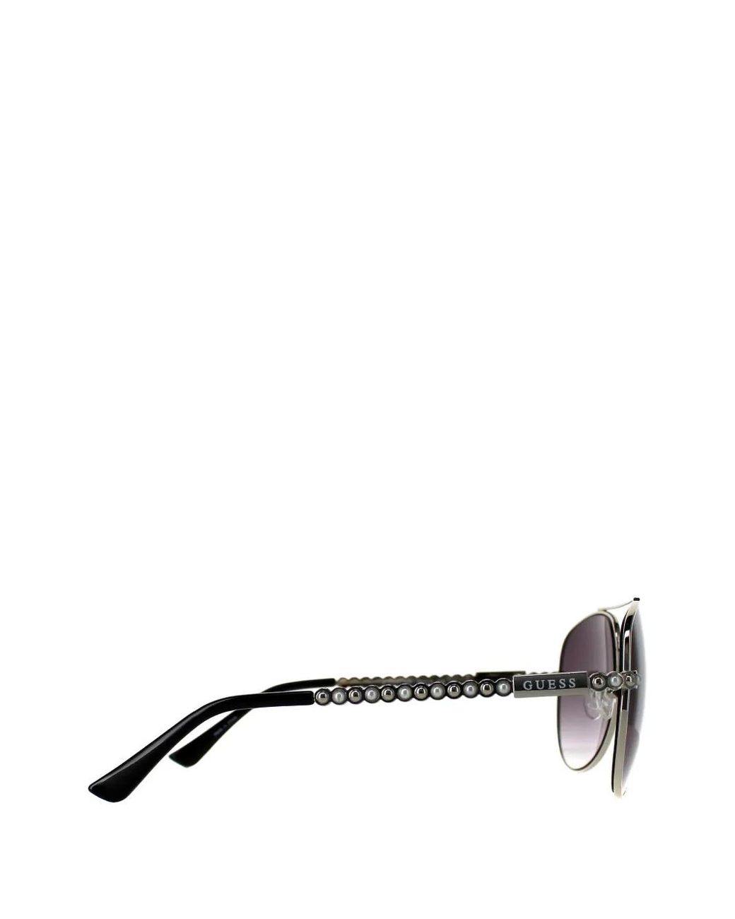 GUESS EYEWEAR Purple Logo-Detail Sunglasses