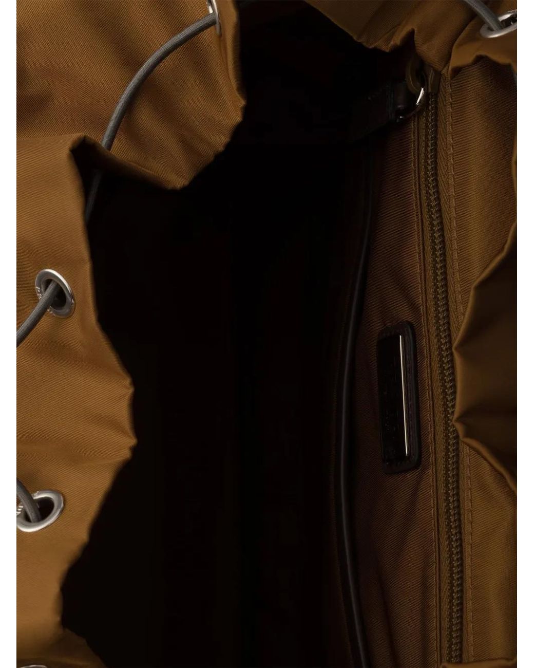 メンズ Prada Re-Nylon バックル バックパック Brown