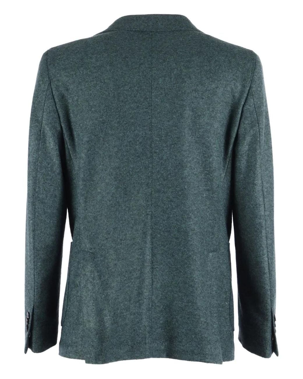 Brera Orologi Green Two-Button Patch-Pockets Blazer for men