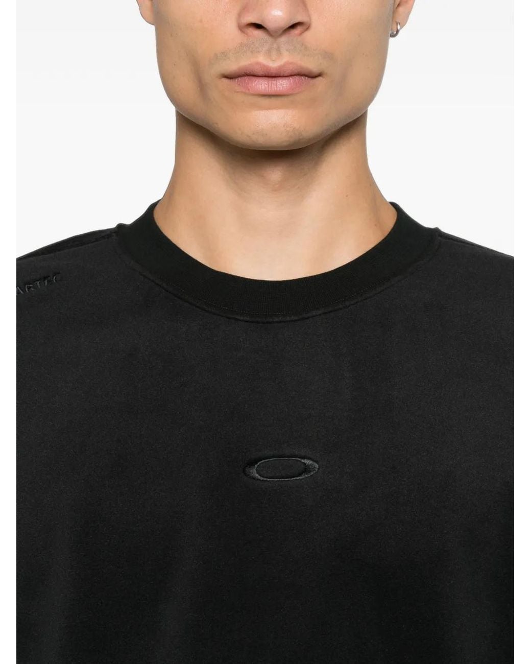Oakley Black Slush Logo-Embroidered Sweatshirt for men