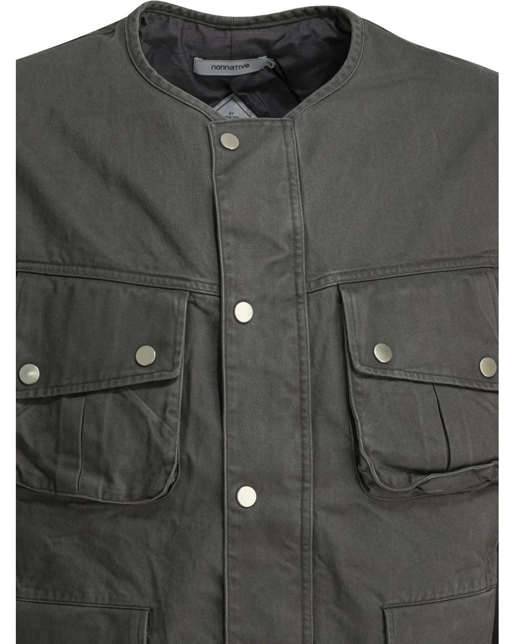 Nonnative Gray Patch-Pocket Jacket for men