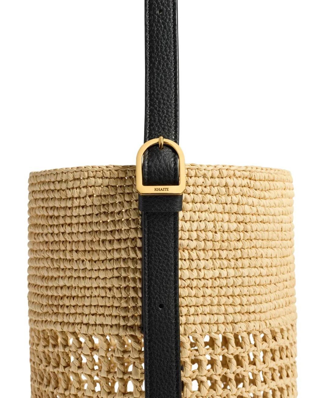 Khaite Metallic Small Billie Bucket Bag