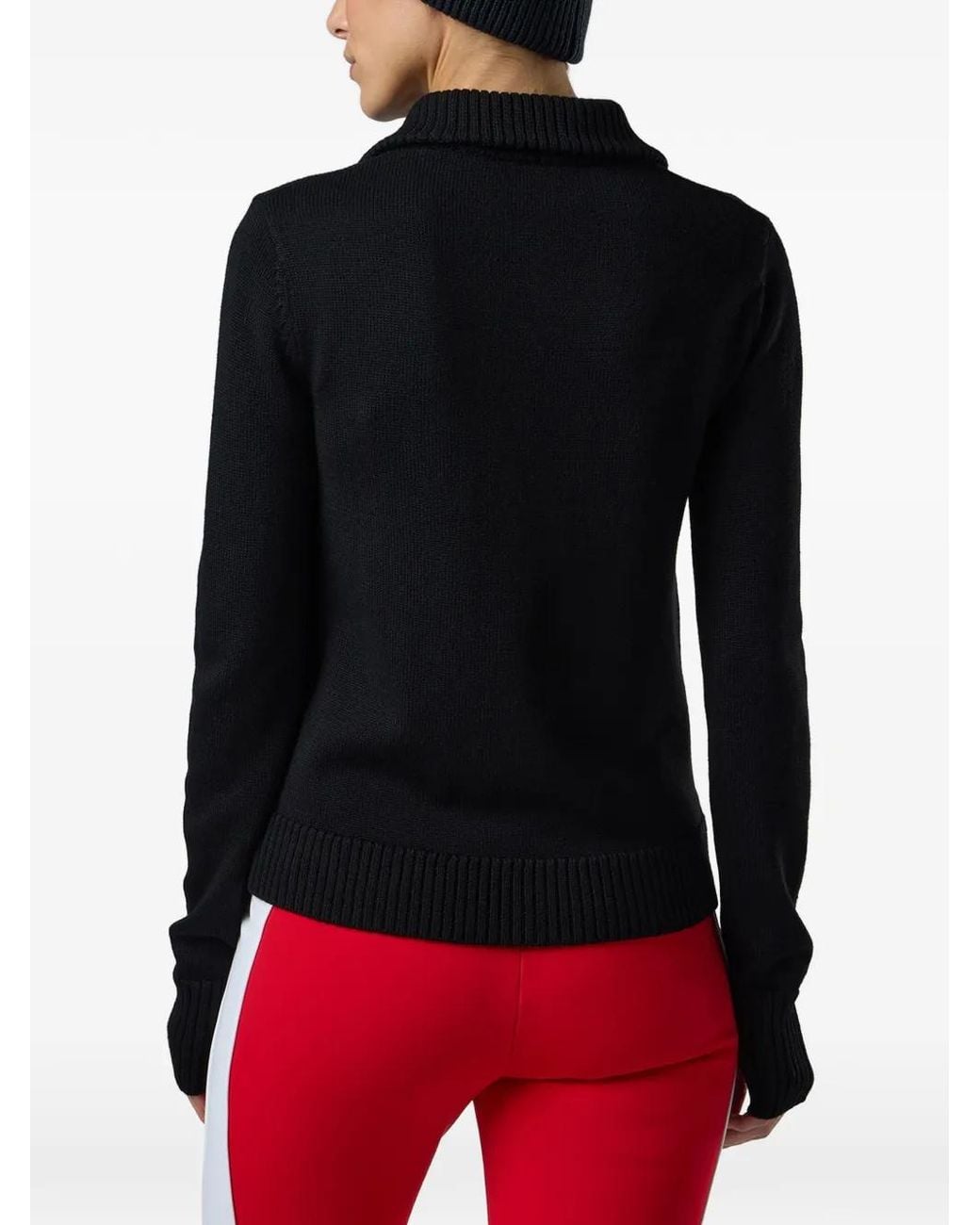 Rossignol Red Jcc Teddy Quarter-Zip Sweater