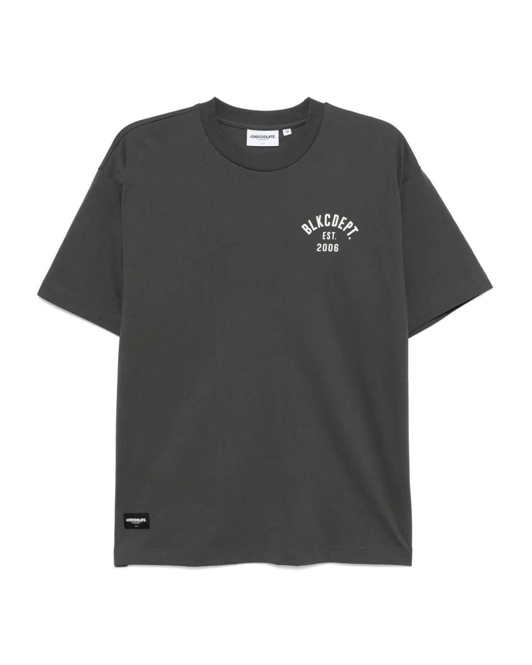 Chocoolate Black Graphic-Print T-Shirt for men