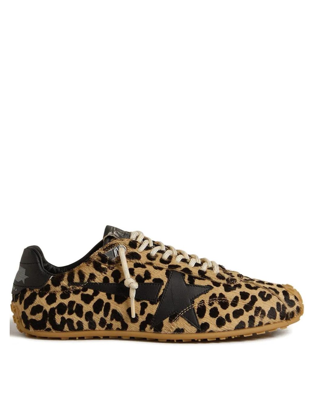 Golden Goose Deluxe Brand Brown Marathon Speed Leopard-Print Sneakers for men