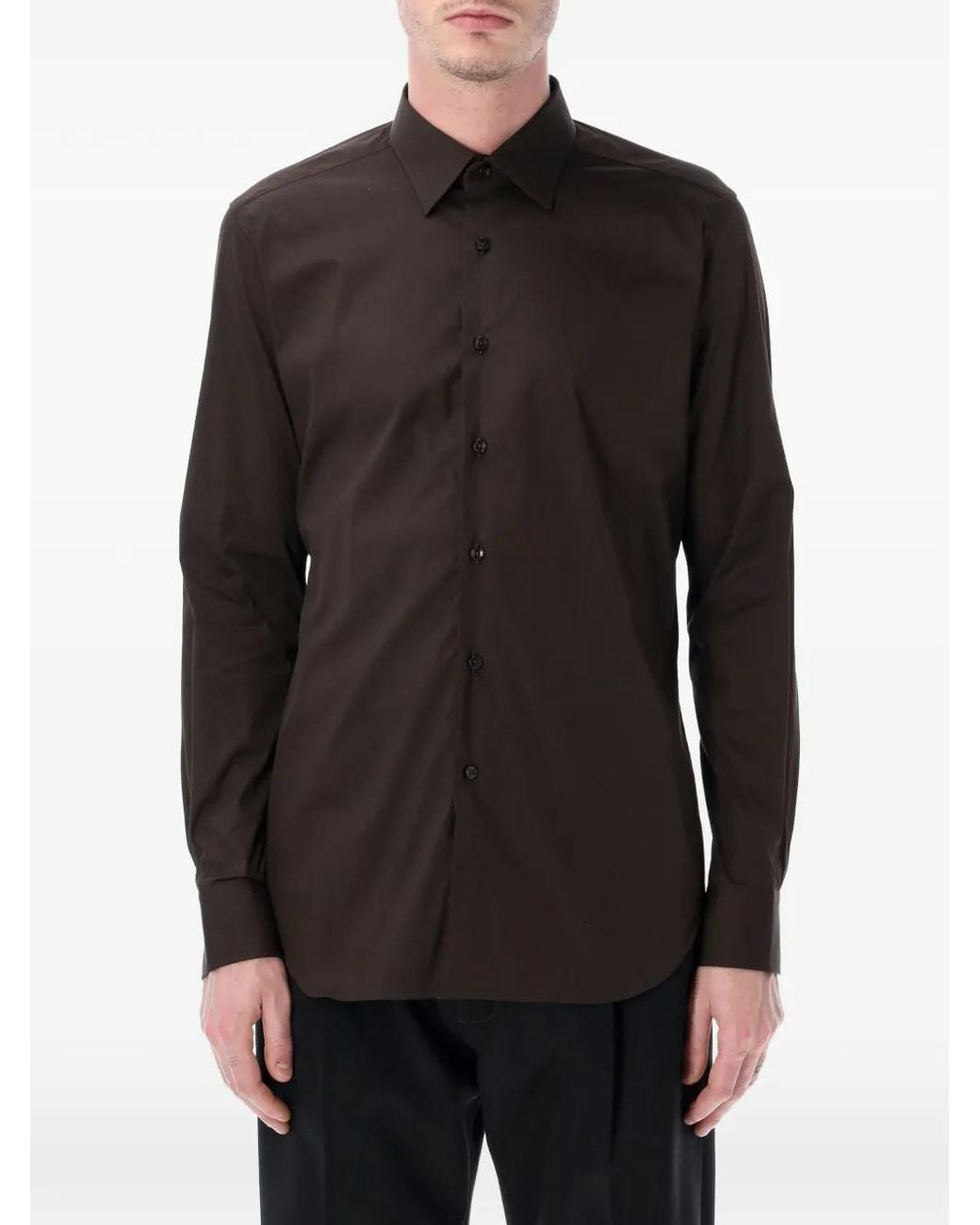 Camicia Tailor di Xacus in Black da Uomo