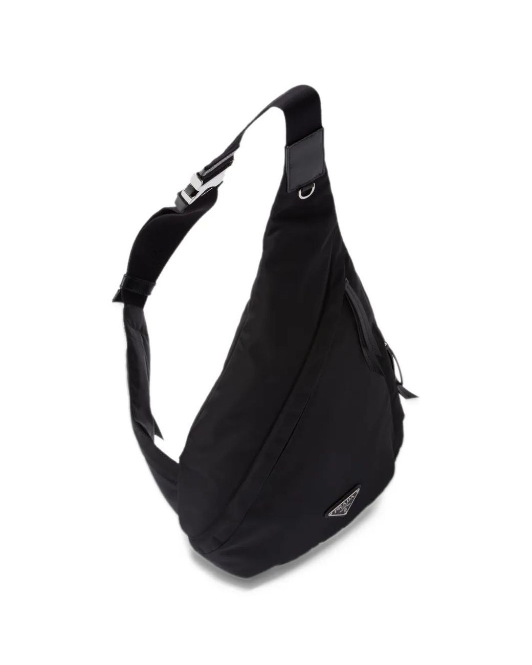 Prada Black Re-Nylon And Leather Backpack for men