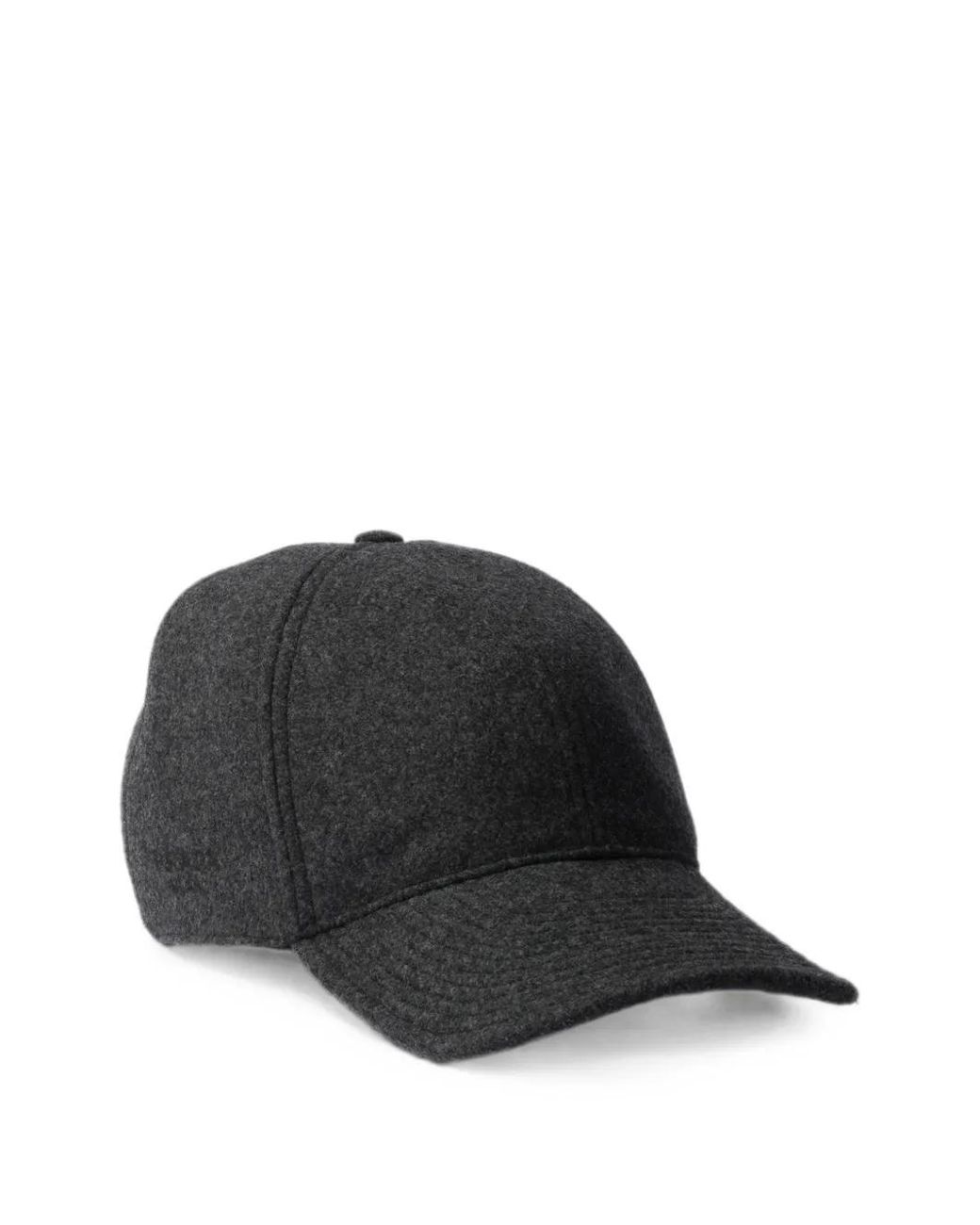 Prada Black Cloth Baseball Cap for men