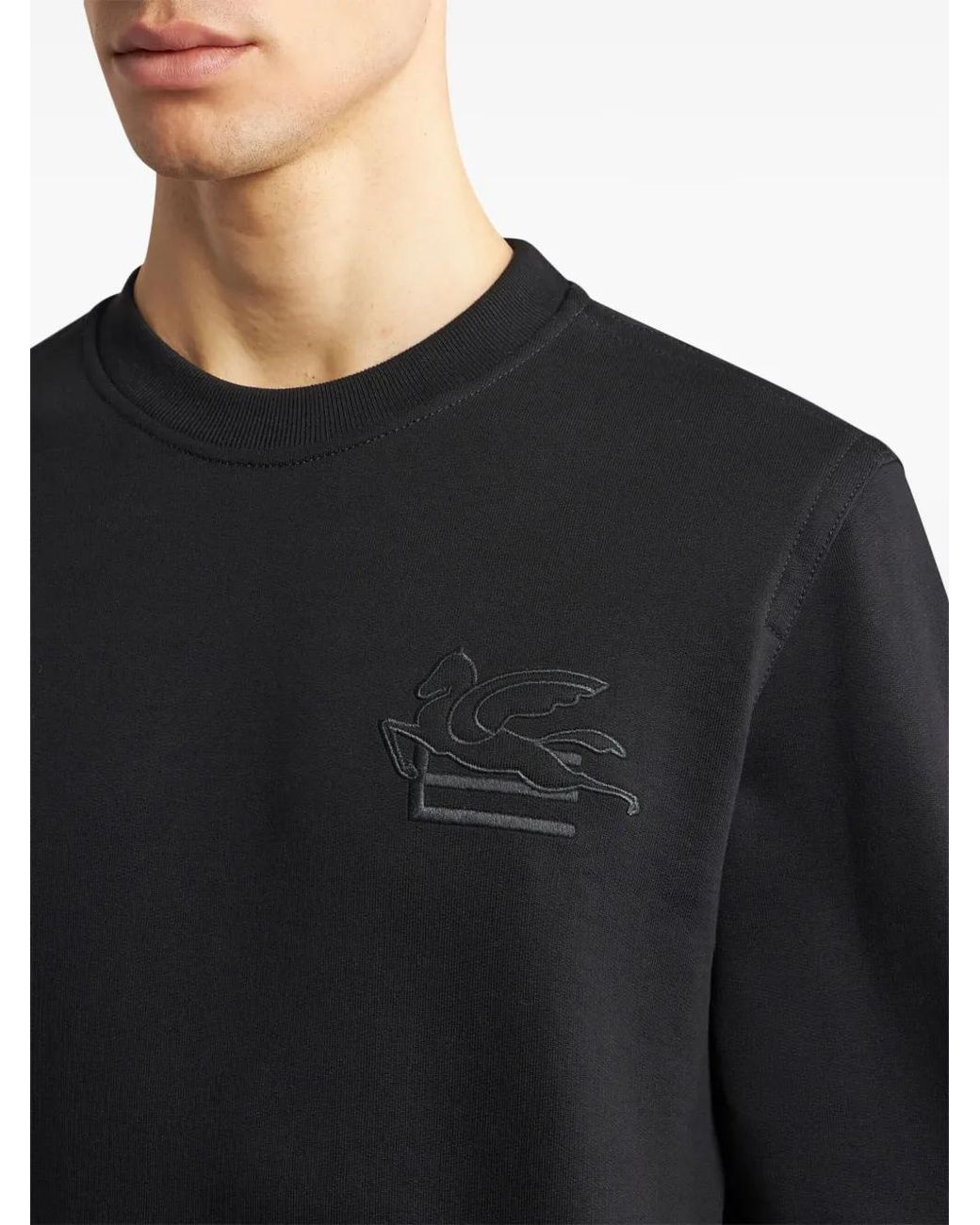 Sudadera Con Aplique Pegaso Etro de hombre de color Black