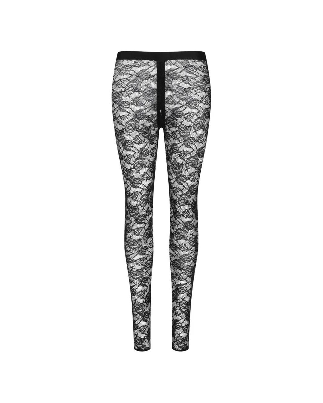 Maison Close Gray Flashback Leggings Socks