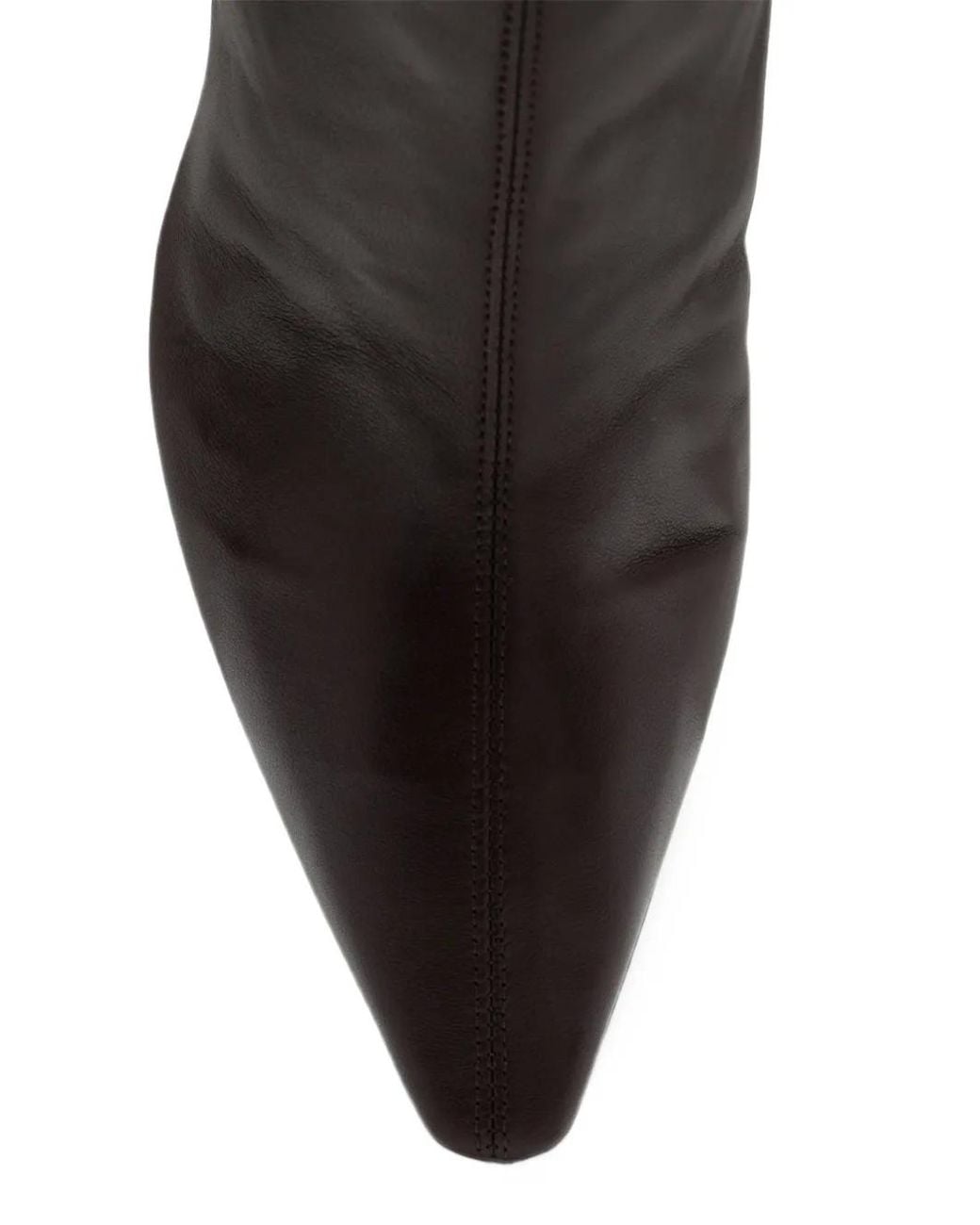 Aquazzura Black Pointed-Toe Ankle Boots