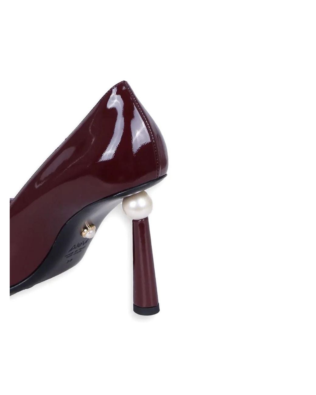 ALEVI Purple Gaia Cut-Out Pumps