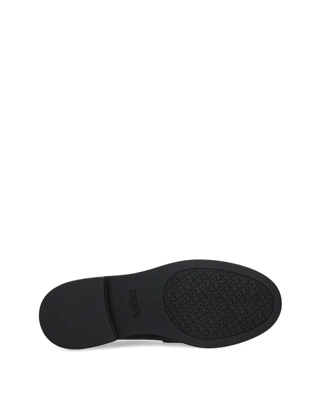 DKNY Black Chain-Detail Loafers