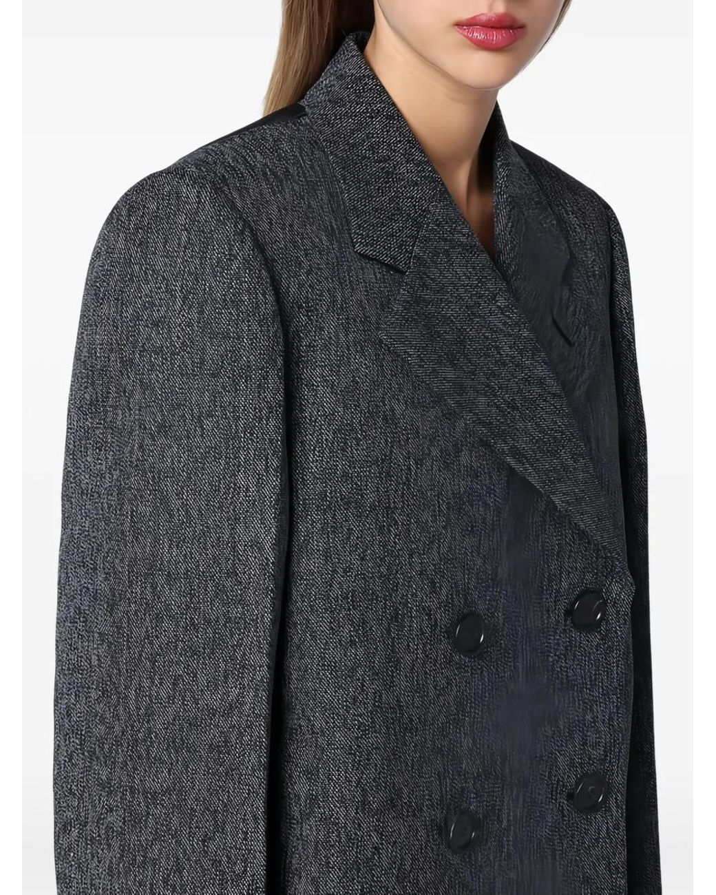 Prada Black Blazer Mit Einsätzen
