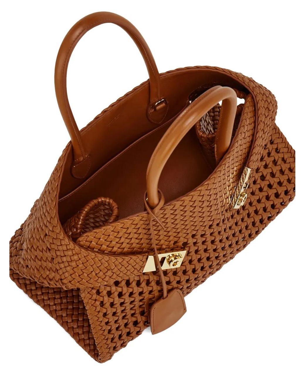 Ferragamo Brown Hug Handbag (M)