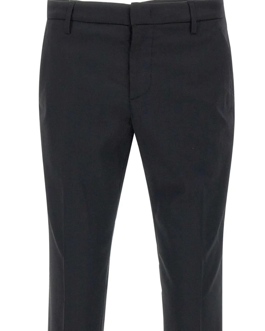 Dondup Blue Gaubert Turn-Up Trousers for men