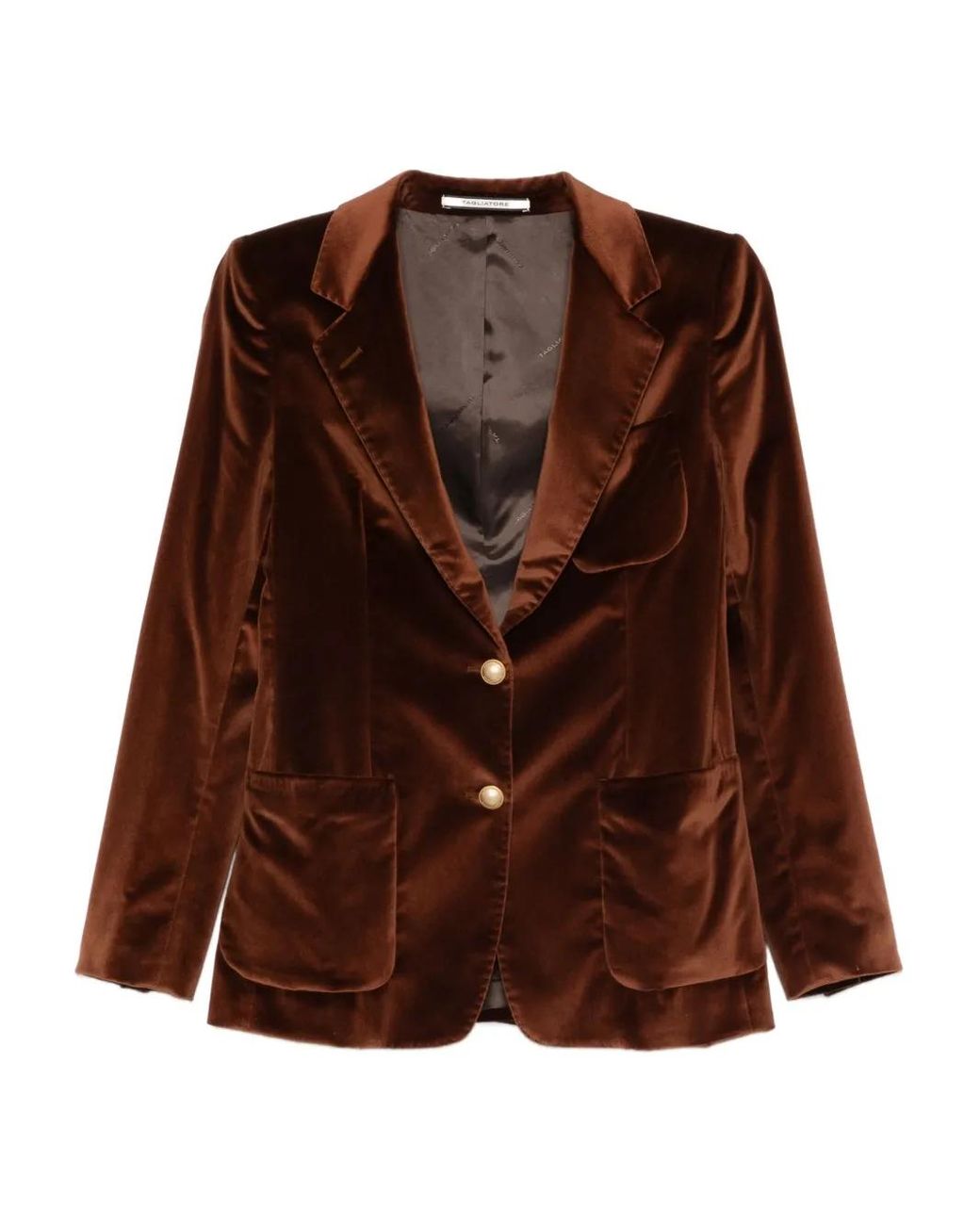 Tagliatore Brown J-Parigi Single-Breasted Blazer