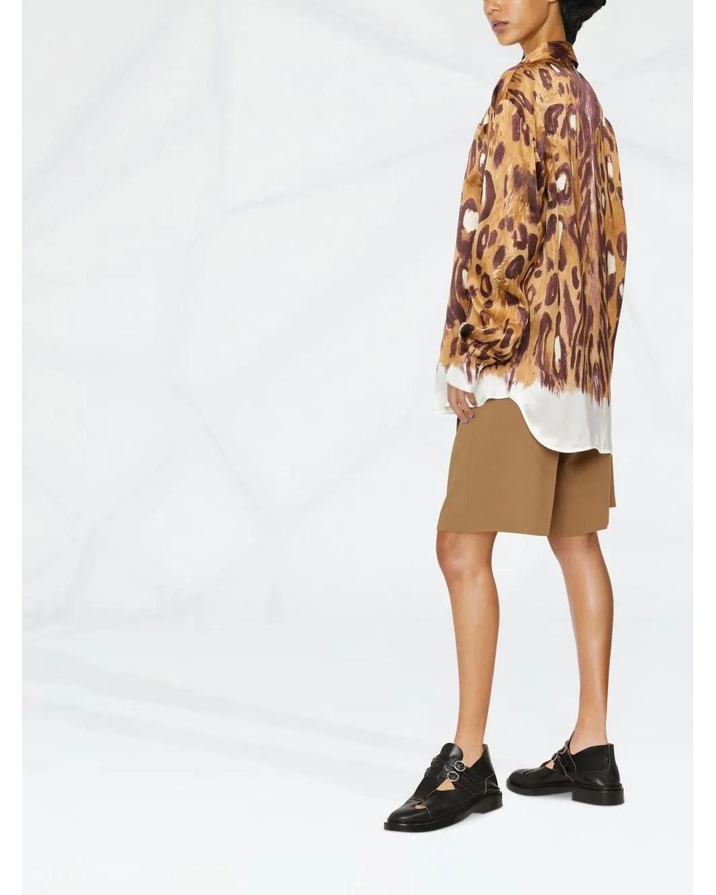 Marni Multicolor Wild Bunch Print Satin