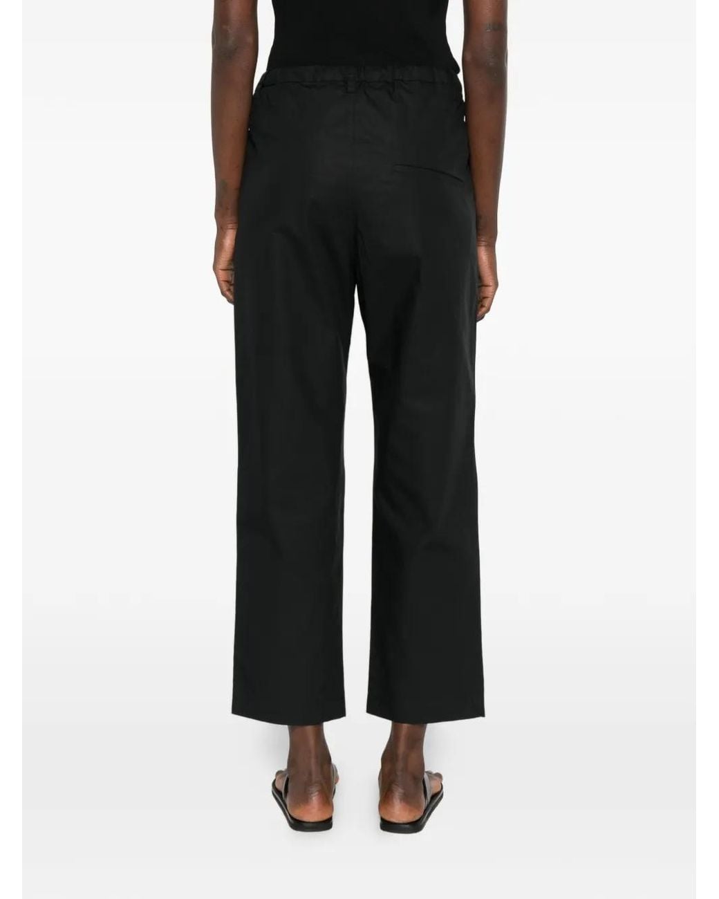 Sofie D'Hoore Black Pico Pleated Trousers