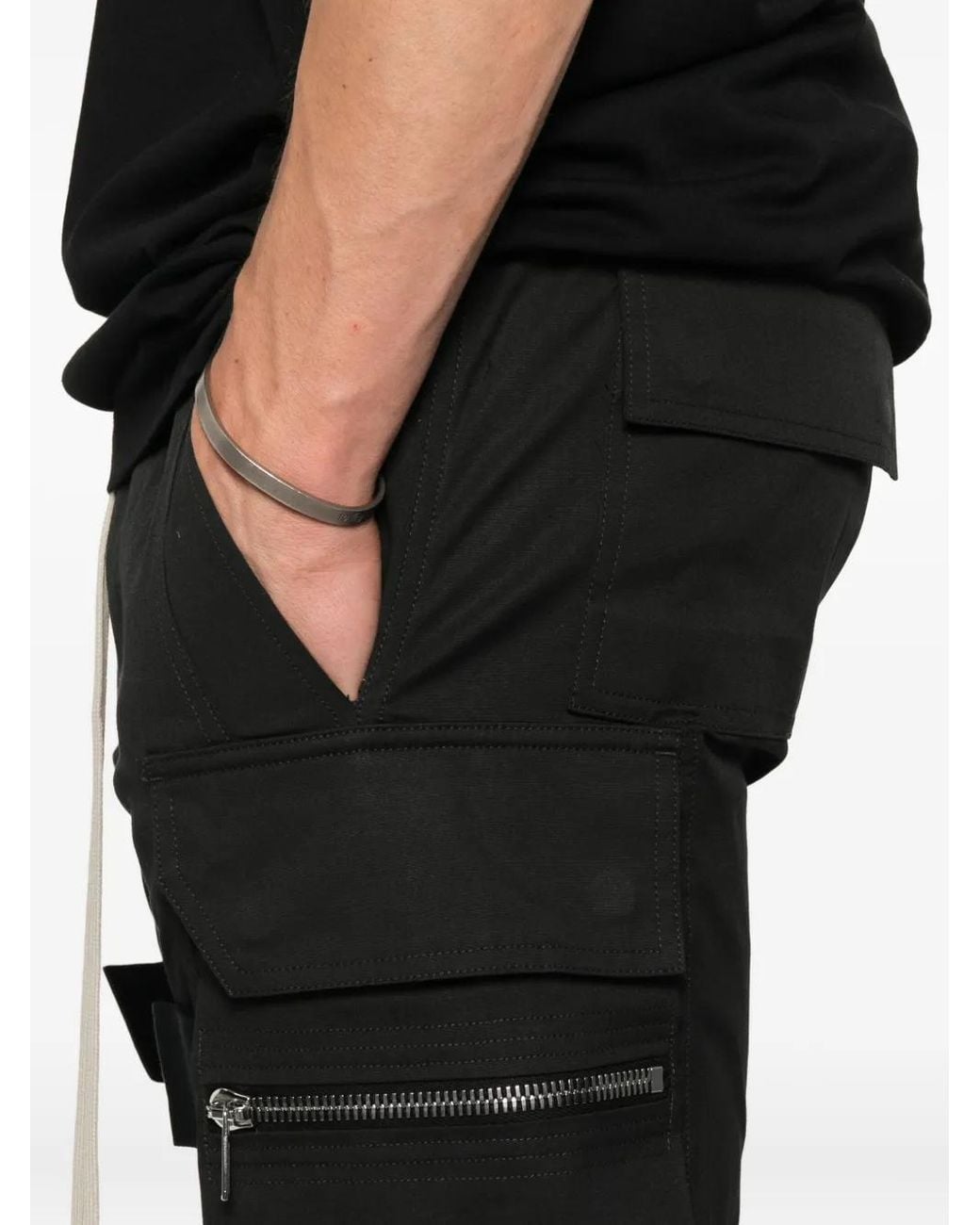 Rick Owens Black Mastodon Trousers for men