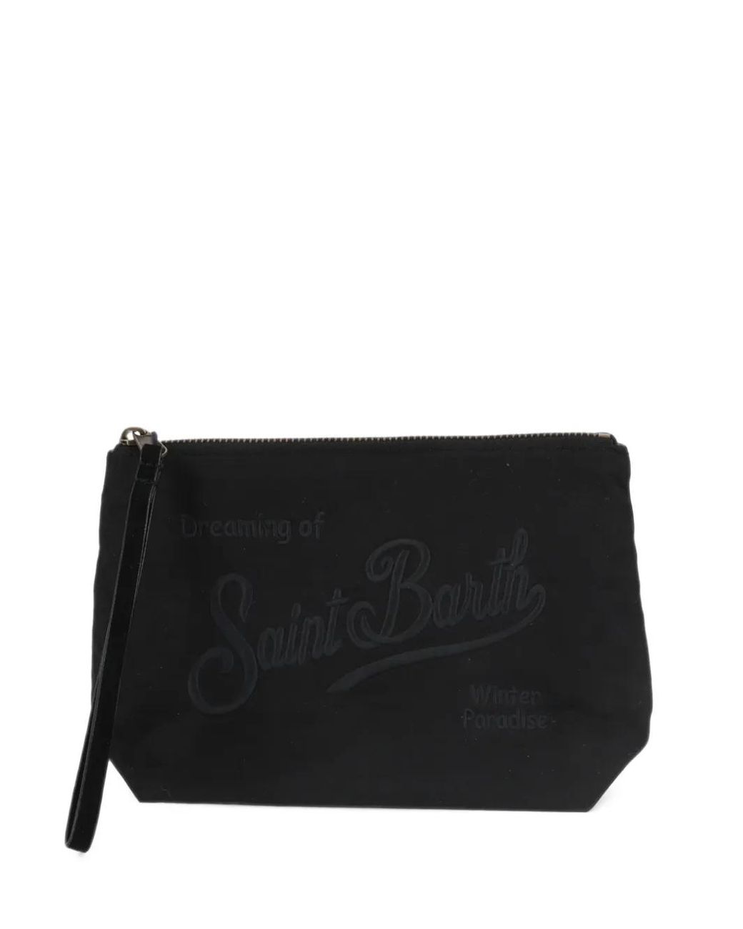 Mc2 Saint Barth Black Pochette Aline Brodée