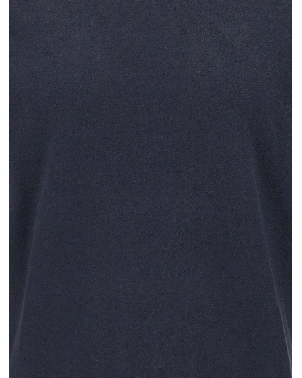 People Of Shibuya Blue Semi Brighton V-Neck Knit for men