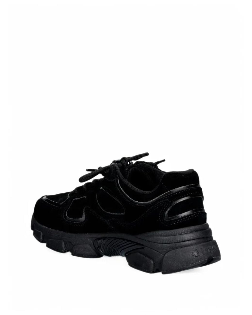 Guess Black Irrina Genuine Leather Sneakers