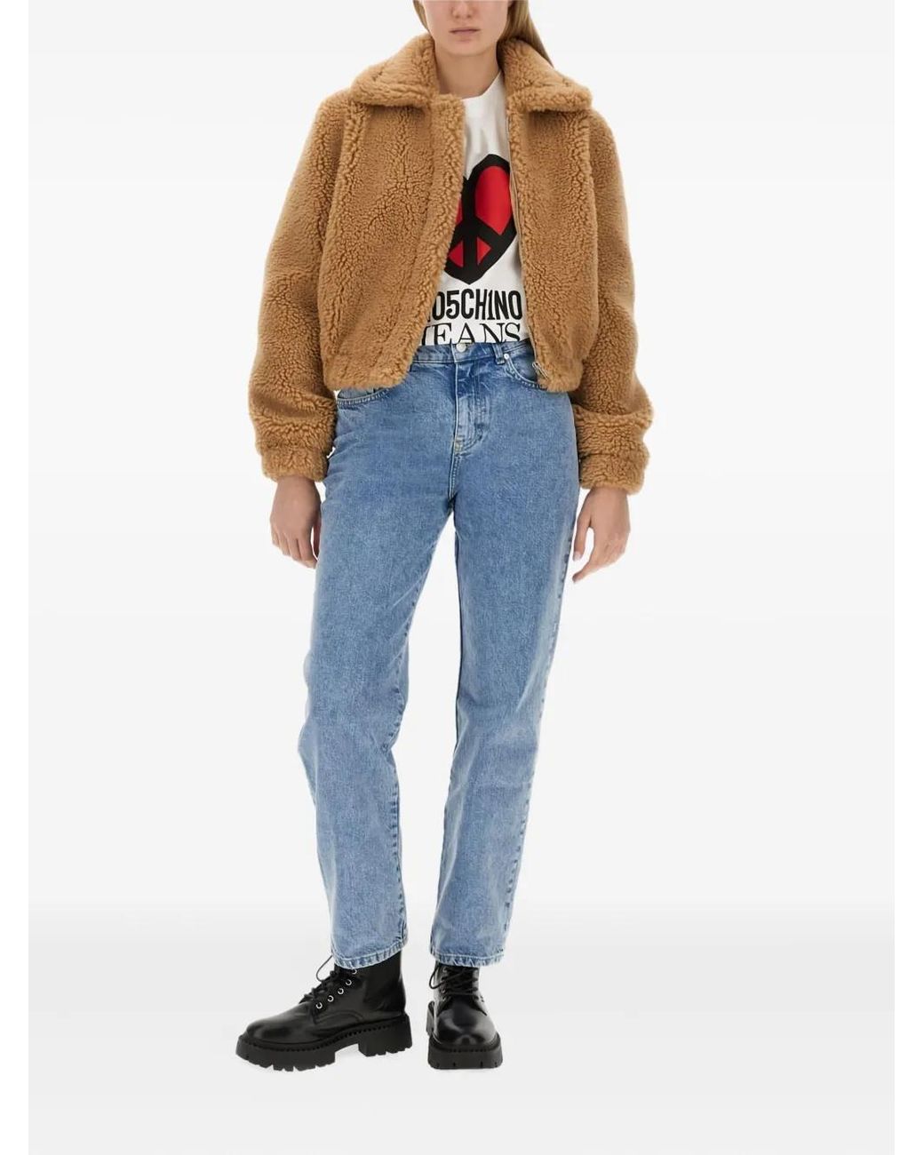 Moschino Blue Collared Jacket