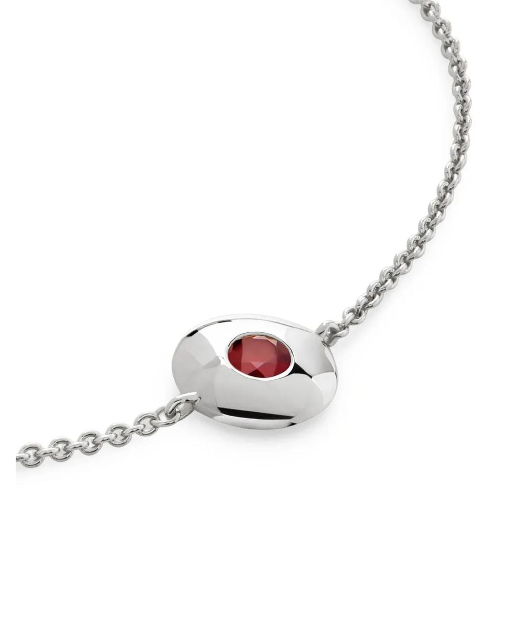 Monica Vinader White January Birthstone Bracelet