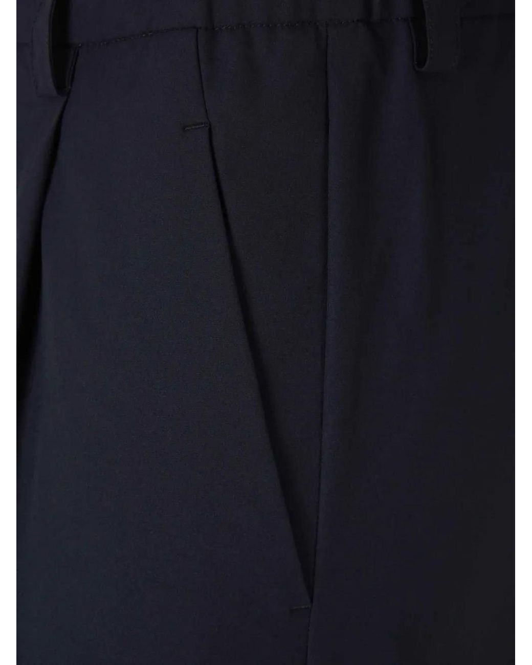 Herno Blue Straight-Leg Trousers for men