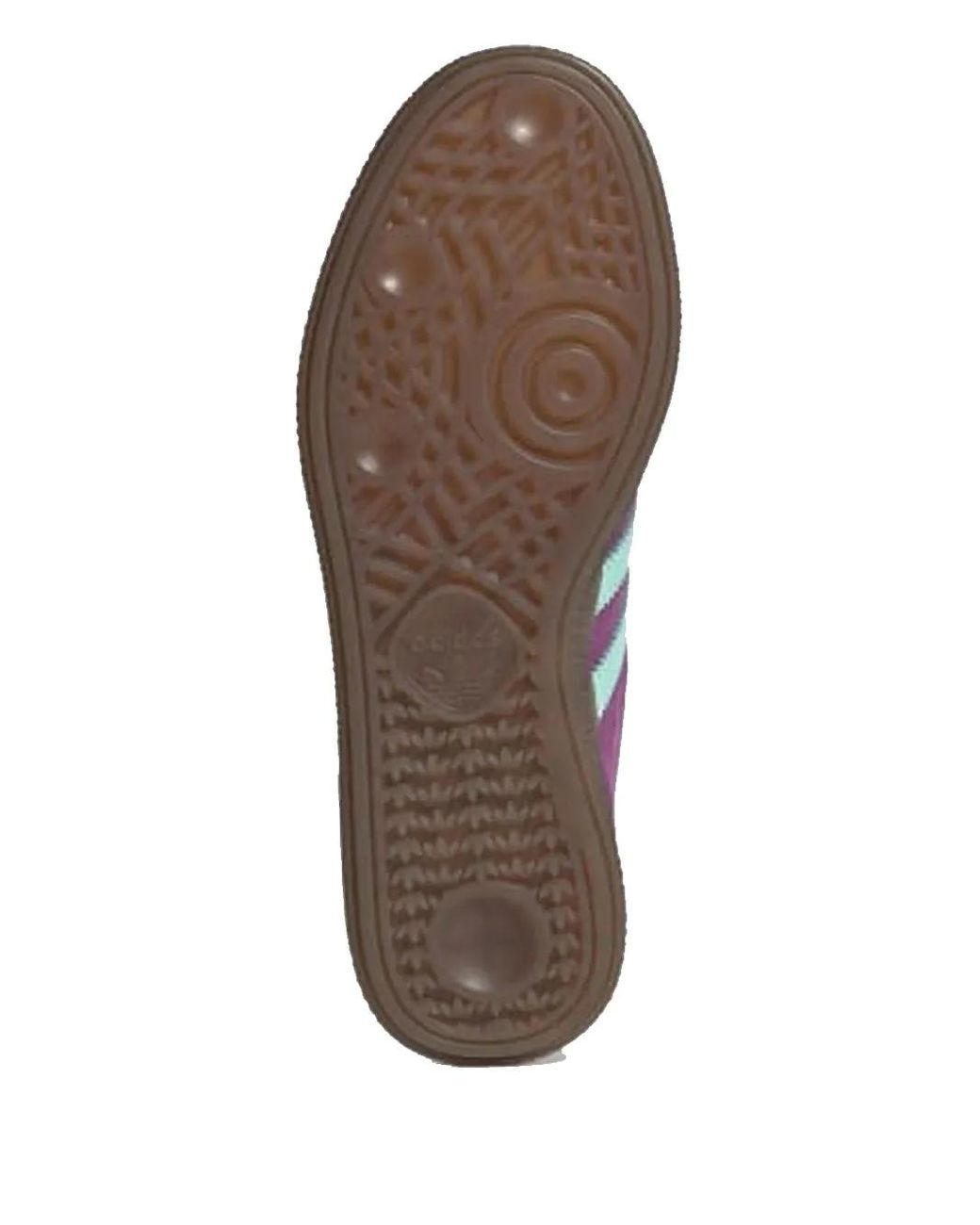 Adidas Purple Three-Stripe München Sneakers