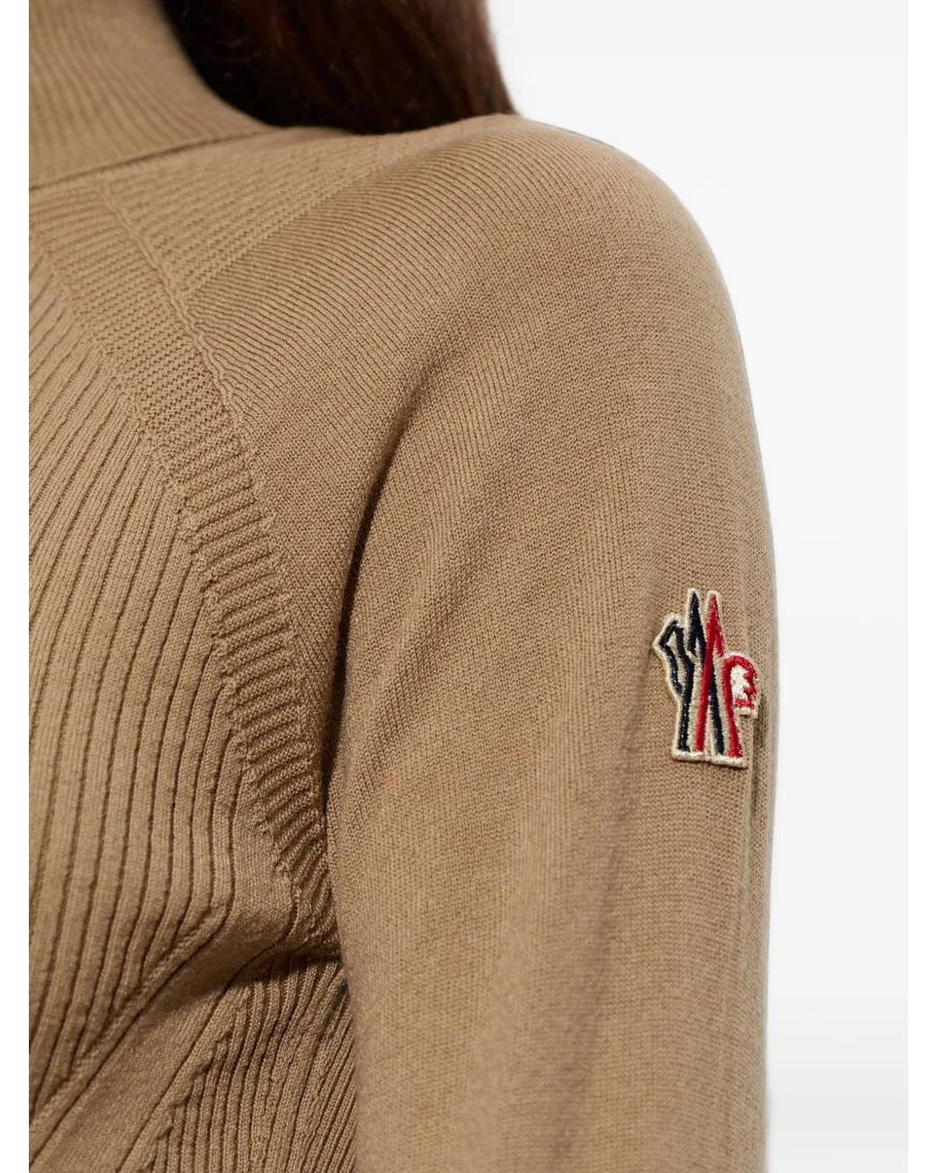 Moncler Natural Apres-Ski Ribbed-Knit Sweater