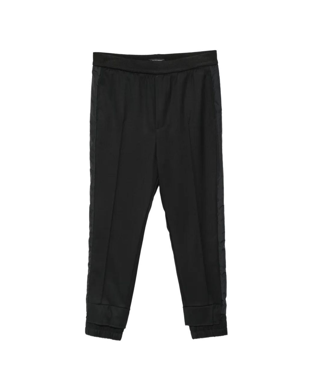 CoSTUME NATIONAL Black Pantalon De Jogging À Taille Élastiquée Et Empiècements for men