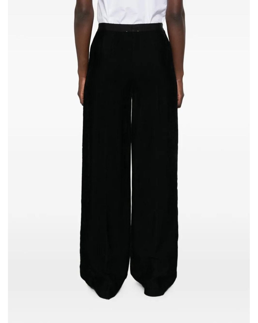 Forte_forte Black Zip-Fastening Trousers