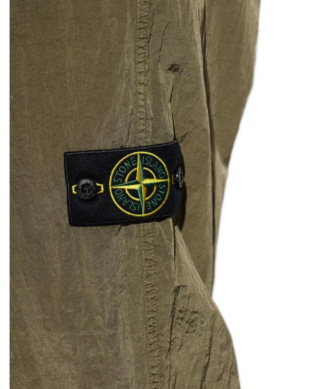 Stone Island Green 3100011 Nylon Metal Trousers for men