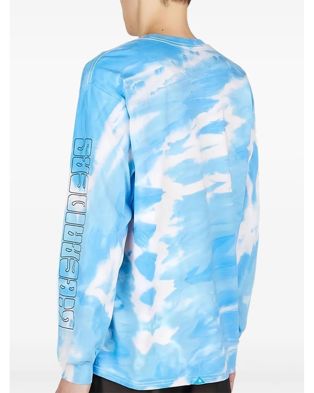 LIBERAIDERS Blue Tie-Dye T-Shirt for men