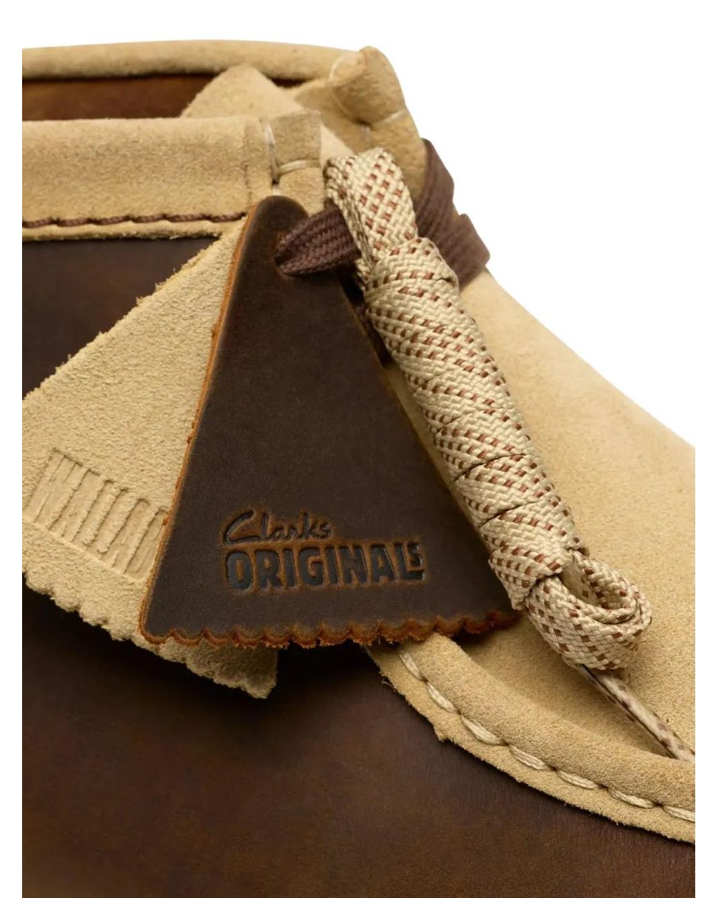 Clarks Brown Lace-Up Suede-Leather Desert Boots for men